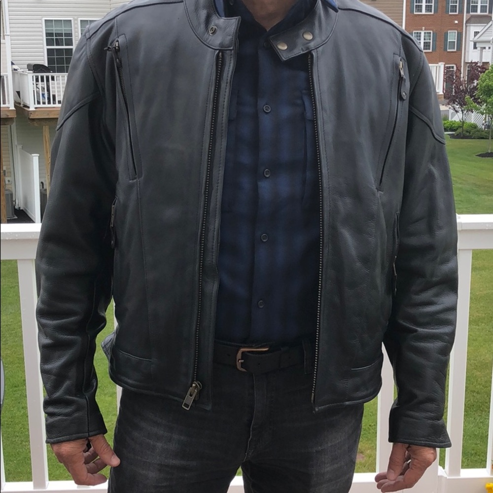 Motorcycle leather jacket